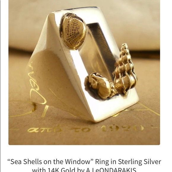 Authentic Leondarakis ring size 8 - Picture 1 of 13